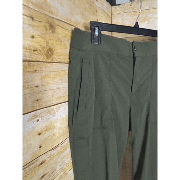 ATHLETA TREKKIE NYLON RIPSTOP CROPPED MID RISE HIKING JOGGER SIZE 14 - Picture 4 of 6
